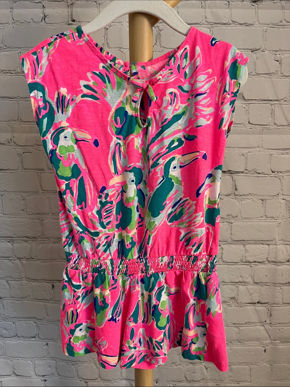 ⭐️⭐️ PICK 5 / $20 Lilly Pulitzer Toddler Girl Pink Tropical Romper